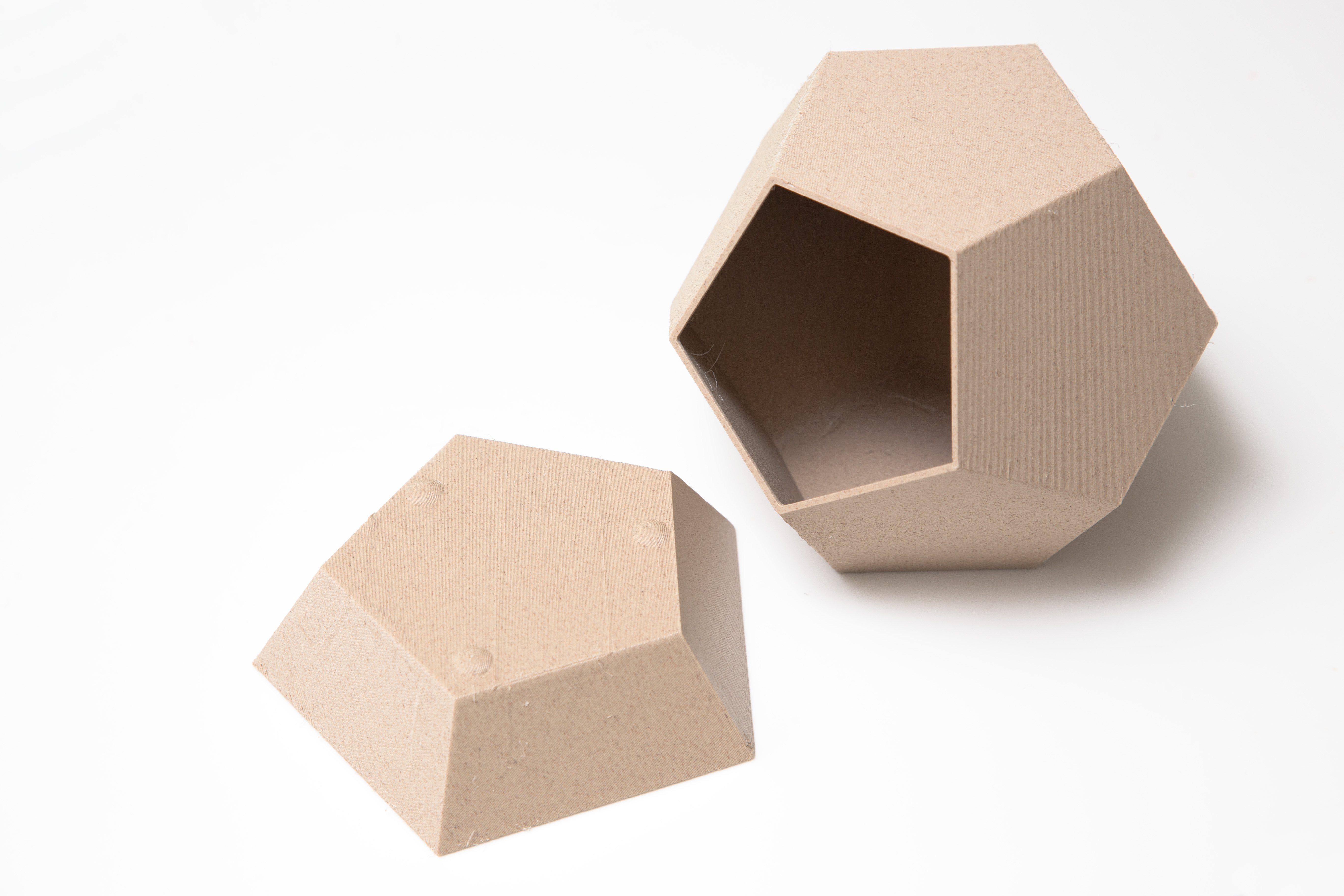 Chậu Hoa Dodecahedron Có Đĩa Hứng