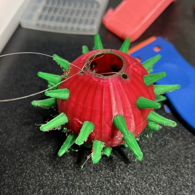 Móc treo cây thông hình nhím biển