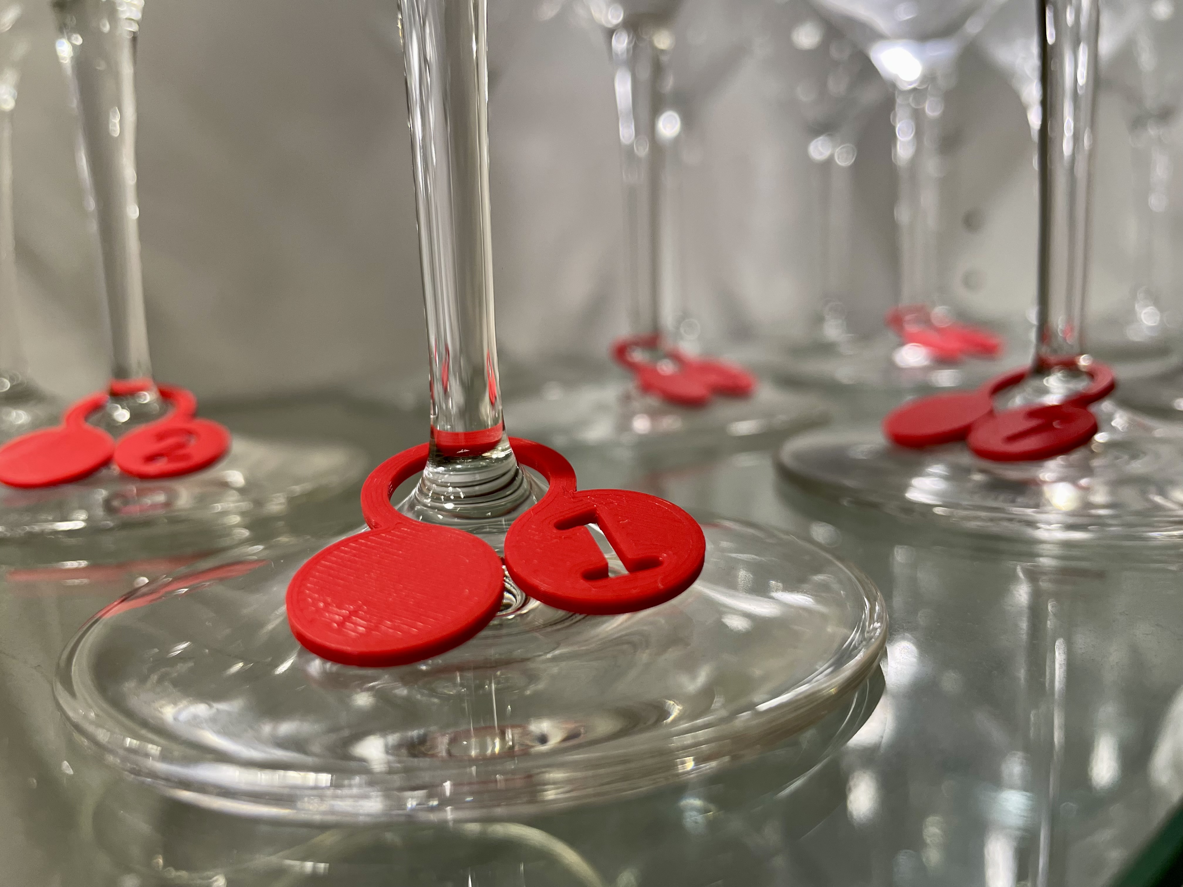 Thẻ Tên Ly / Thức Uống / Rượu Vang