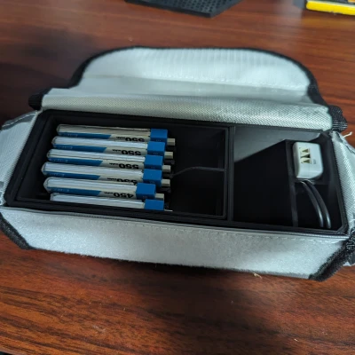 Túi đựng pin Lipo 1s (túi 185x75x60mm)