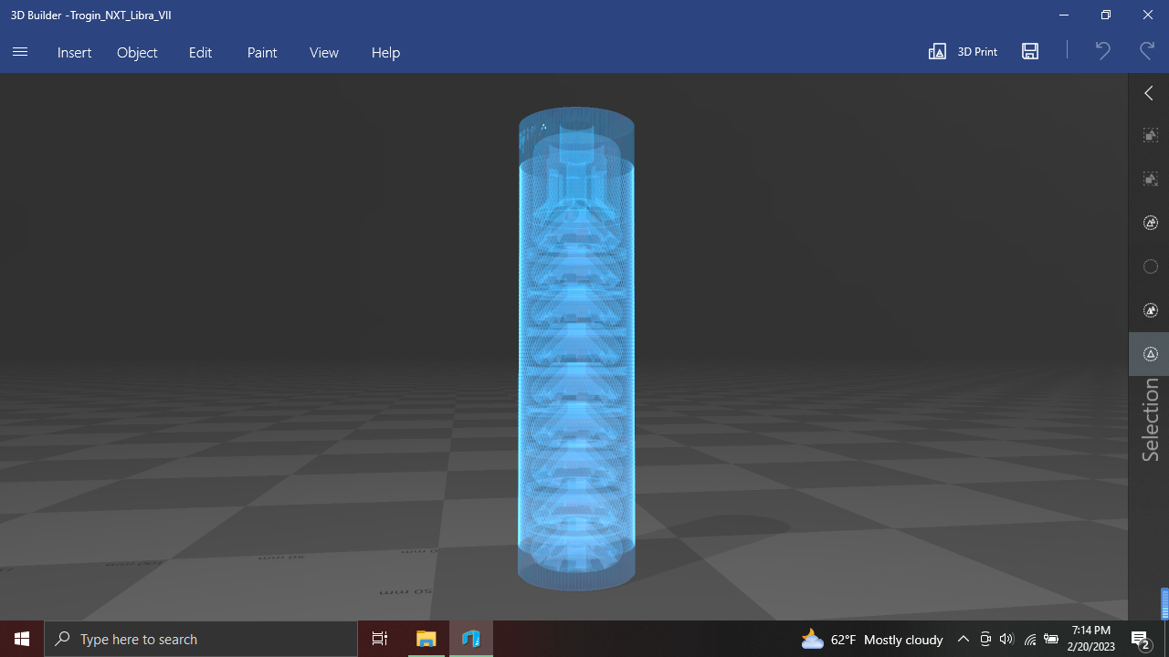 Ống giảm thanh Airsoft Trojan NTX Libra VII