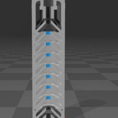 Ống giảm thanh Airsoft Trojan NTX Libra VII