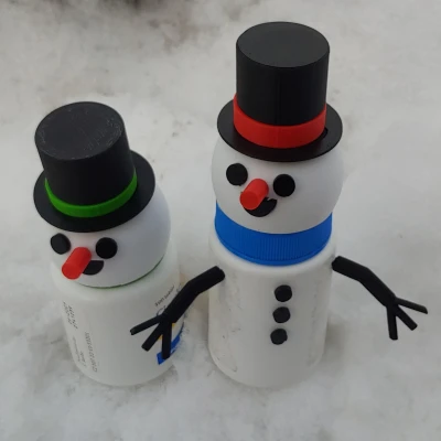Hộp Đựng Thuốc Hình Người Tuyết (PillsBox SnowMan)