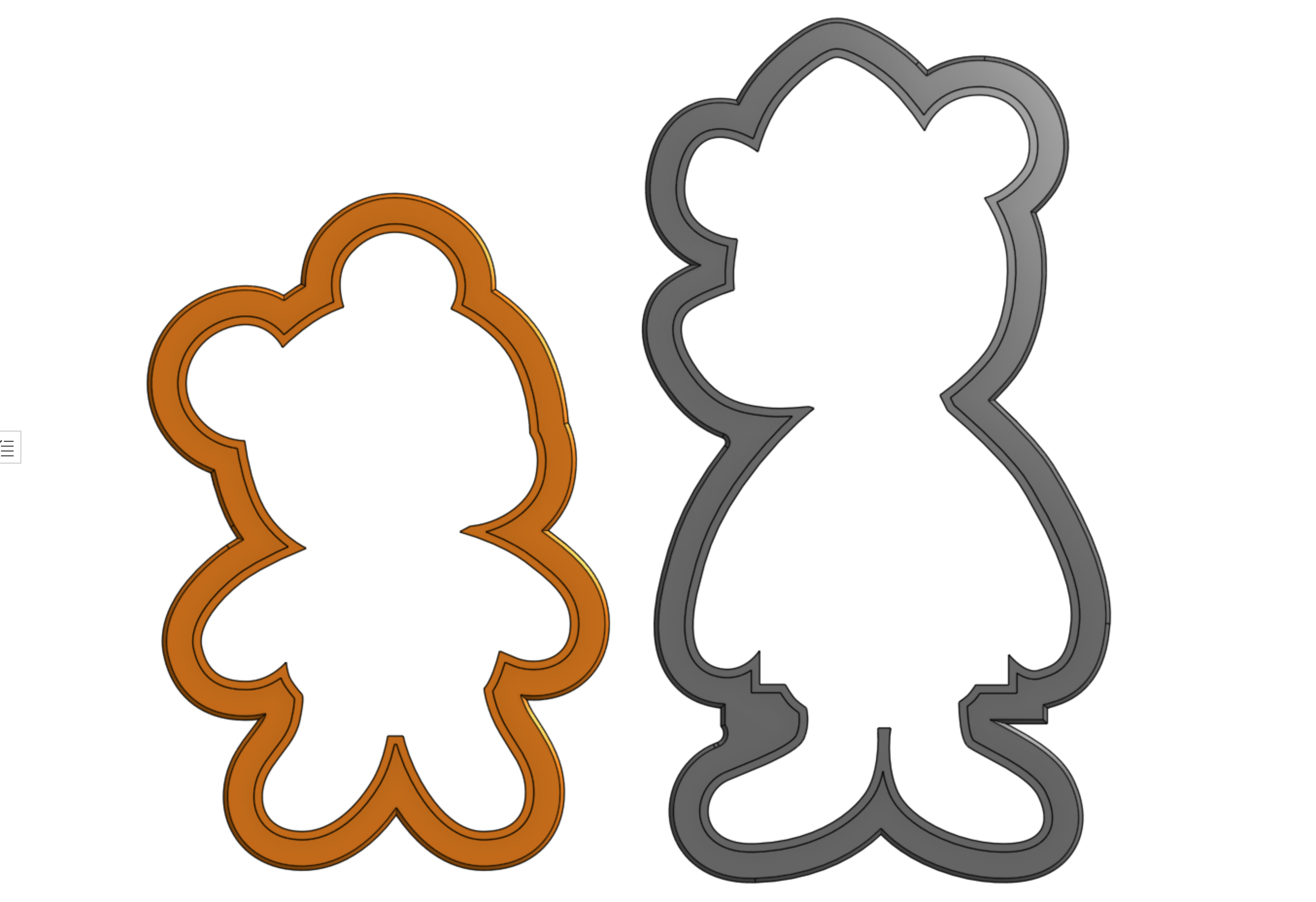 Gấu - Khuôn cắt bánh gừng