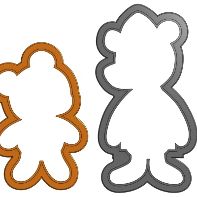 Gấu - Khuôn cắt bánh gừng