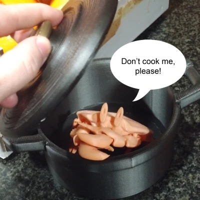 Cua Đồ Chơi Khớp Nối & Nồi Trang Trí Dễ Thương