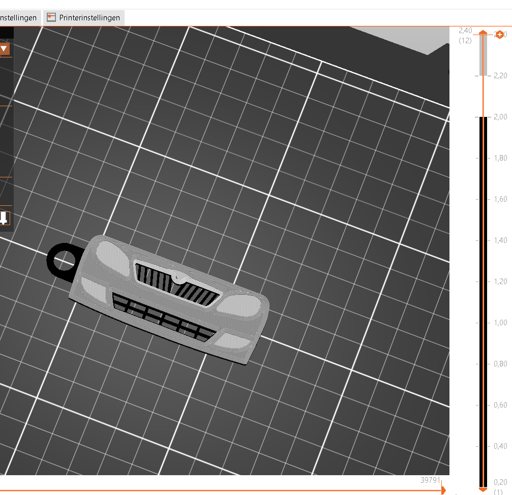 Móc Khóa Skoda Fabia Mk2