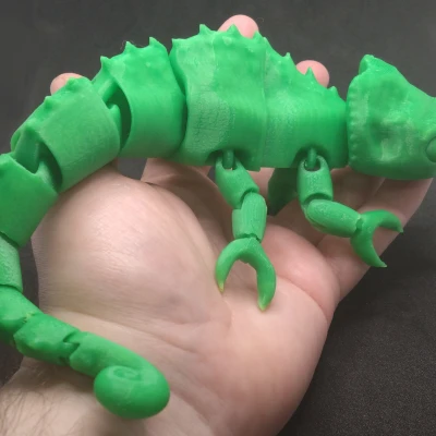 Mô Hình Tắc Kè Hoa Đồ Chơi Khớp Nối