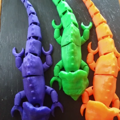 Mô Hình Tắc Kè Hoa Đồ Chơi Khớp Nối