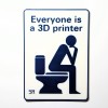 Biển Toilet Dành Cho Dân 3D Printer - Thumbnail 1