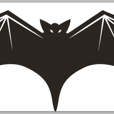 Trang Trí Tường Halloween Hình Con Dơi