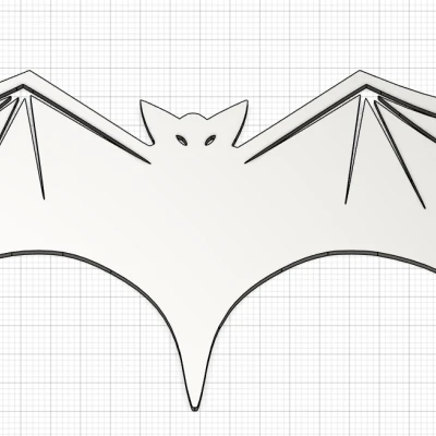 Trang Trí Tường Halloween Hình Con Dơi