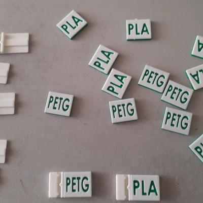 Kẹp dây tóc có thể thay đổi nhãn ghi loại dây tóc