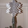 Đồ Trang Trí Đỉnh Cây Thông Hình Bông Tuyết - Thumbnail 1