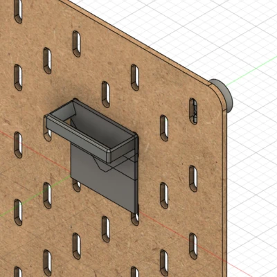 Bảng Ghim Skadis Tự Làm & Đế Cắm (kèm file cắt laser dxf)
