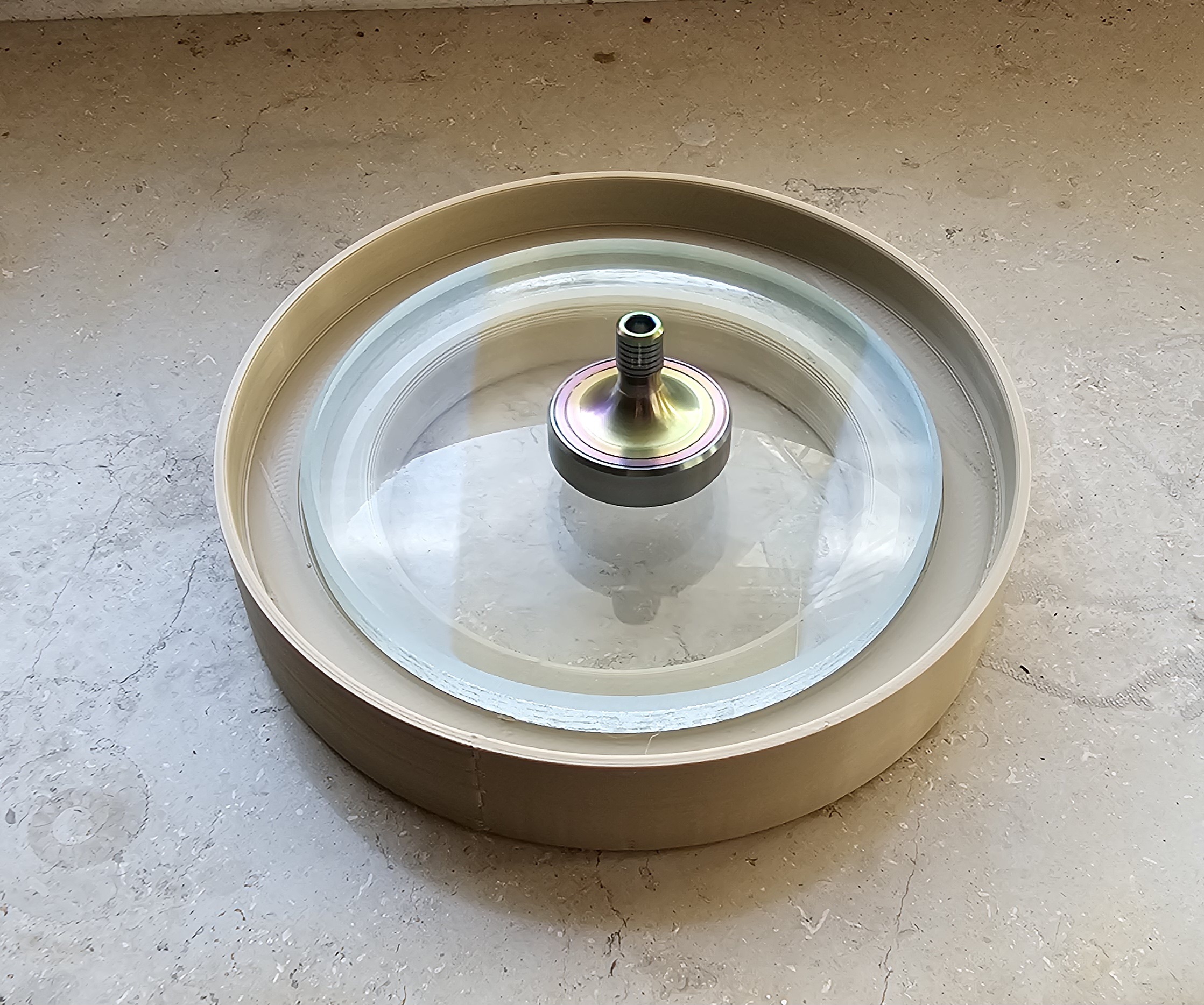 Con Quay, Đế Xoay Gyro Cho Thời Gian Quay Dài