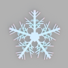 Phụ kiện trang trí hình bông tuyết - Thumbnail 1