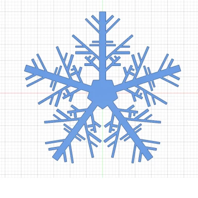 Phụ kiện trang trí hình bông tuyết