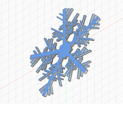 Phụ kiện trang trí hình bông tuyết