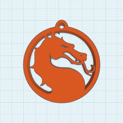 Móc Khóa Rồng 3D