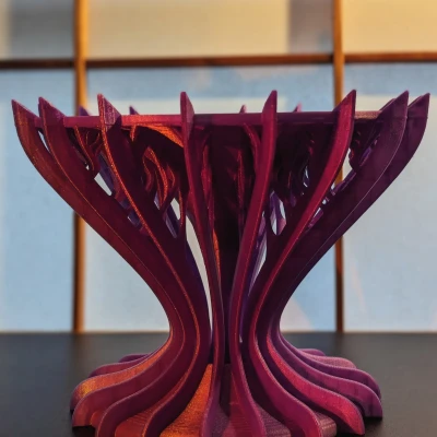 Đĩa Trang Trí Bánh Kiểu Art-Nouveau (Không Cần Support)