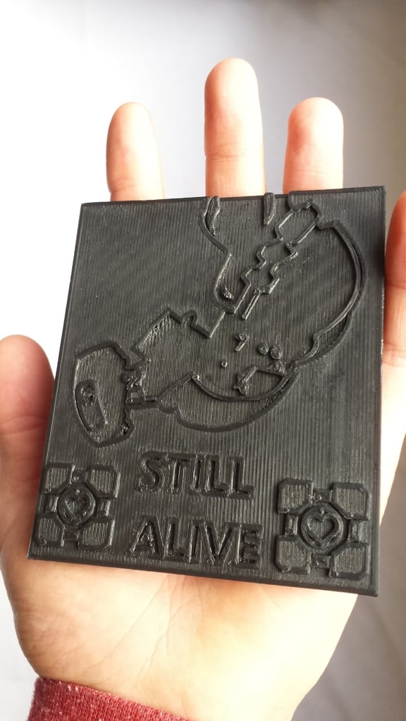 Biển hiệu "VẪN CÒN SỐNG" trong Portal