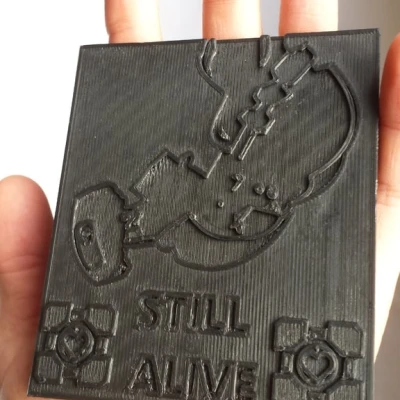 Biển hiệu "VẪN CÒN SỐNG" trong Portal