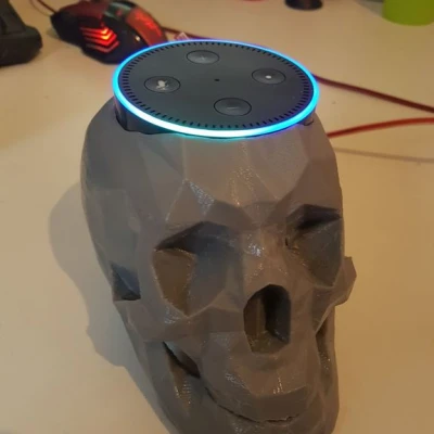 Kệ Giữ Echo Dot Hình Đầu Lâu Cho Alexa