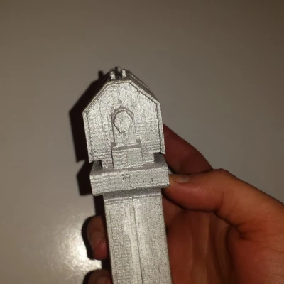 Súng lục bán tự động Rust (in 3D)