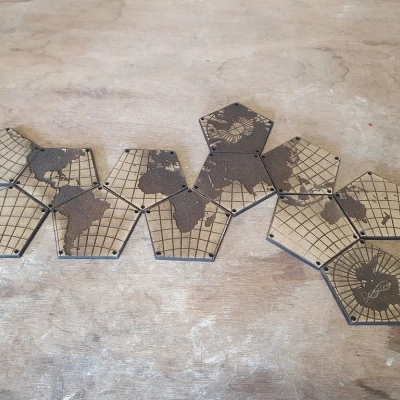 Quả Địa Cầu Đa Diện Đẹp Mắt