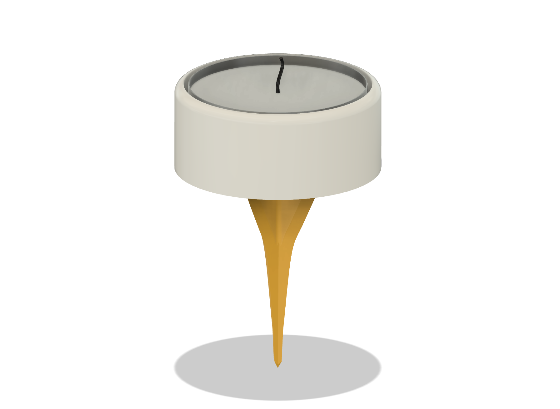 Đế Nến Trà Cho Vòng Nguyệt Quế Giáng Sinh