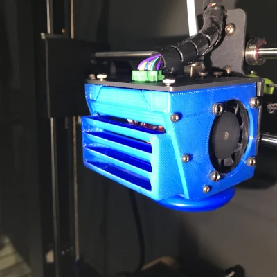 Hộp Quạt Hotend Cải Tiến Cho Anycubic I3 Mega (Bản S, X, Full Metal, BLTouch & E3DV6)