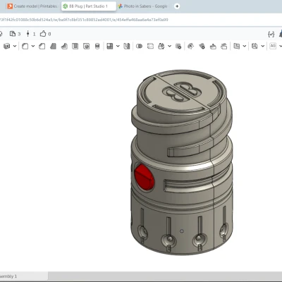 Phần Nối Đực Lightsaber Bladebuilders