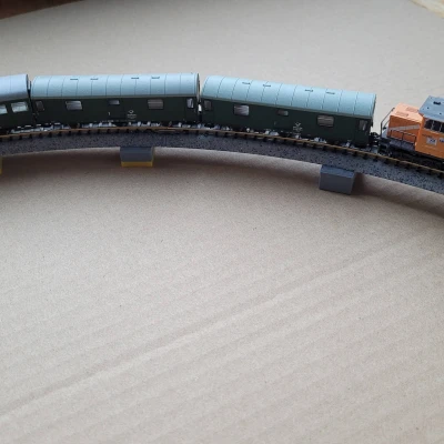 KatoUnitrack2Lego-Support (n-gauge) - Đế Nâng Ray Lên Lego