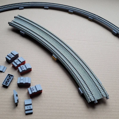 KatoUnitrack2Lego-Support (n-gauge) - Đế Nâng Ray Lên Lego