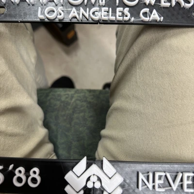 Khung Biển Số "Nakatomi Towers, Giáng Sinh '88" - REMIX