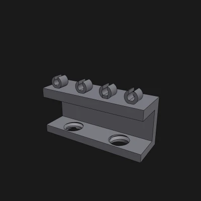 Kẹp giữ dây cáp gọn gàng trên bàn làm việc