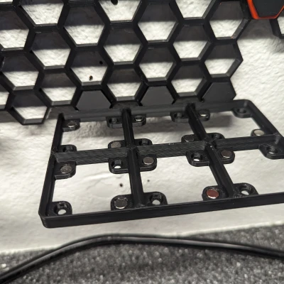 Đế Gridfinity Với Các Khay Tổ Ong