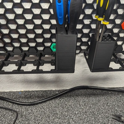 Đế Gridfinity Với Các Khay Tổ Ong