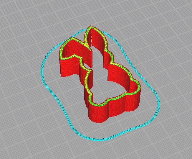 Khuôn Cắt Bánh Quy Hình Thỏ Phục Sinh