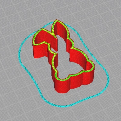 Khuôn Cắt Bánh Quy Hình Thỏ Phục Sinh