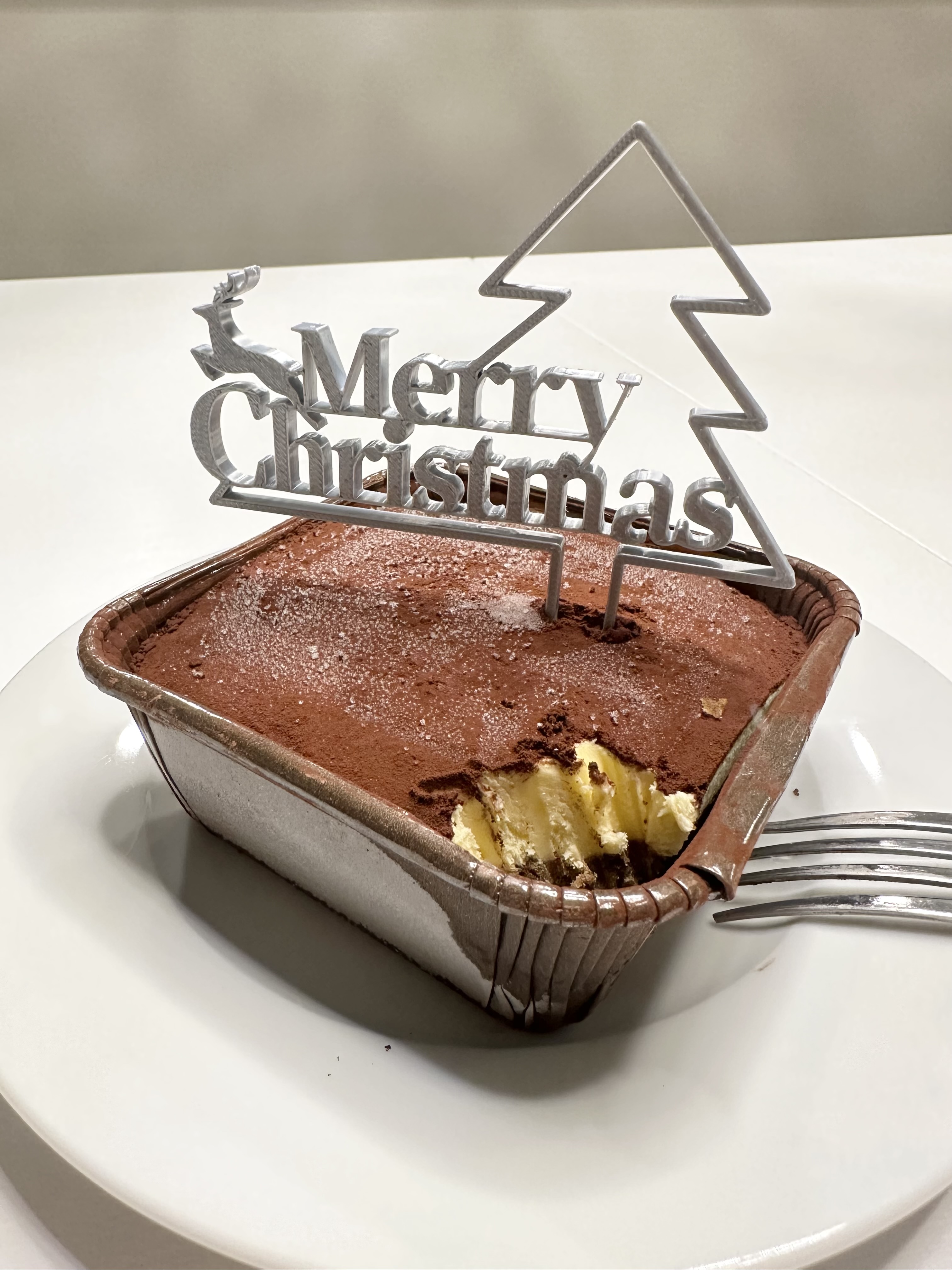 Đế Cắm Bánh Giáng Sinh Merry Christmas