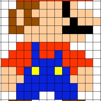 Nghệ thuật pixel Mario