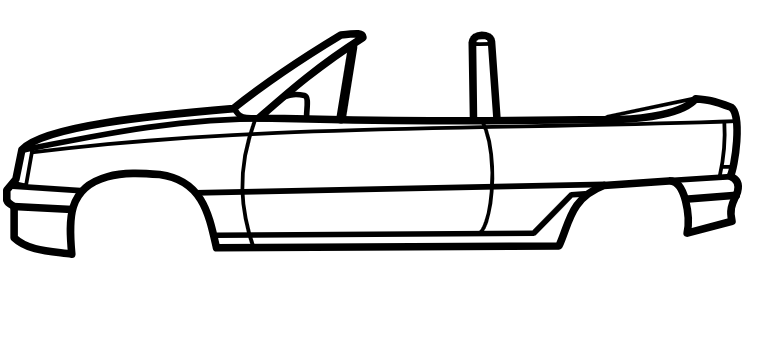 Mô hình Opel Kadett E Cabriolet (1987)