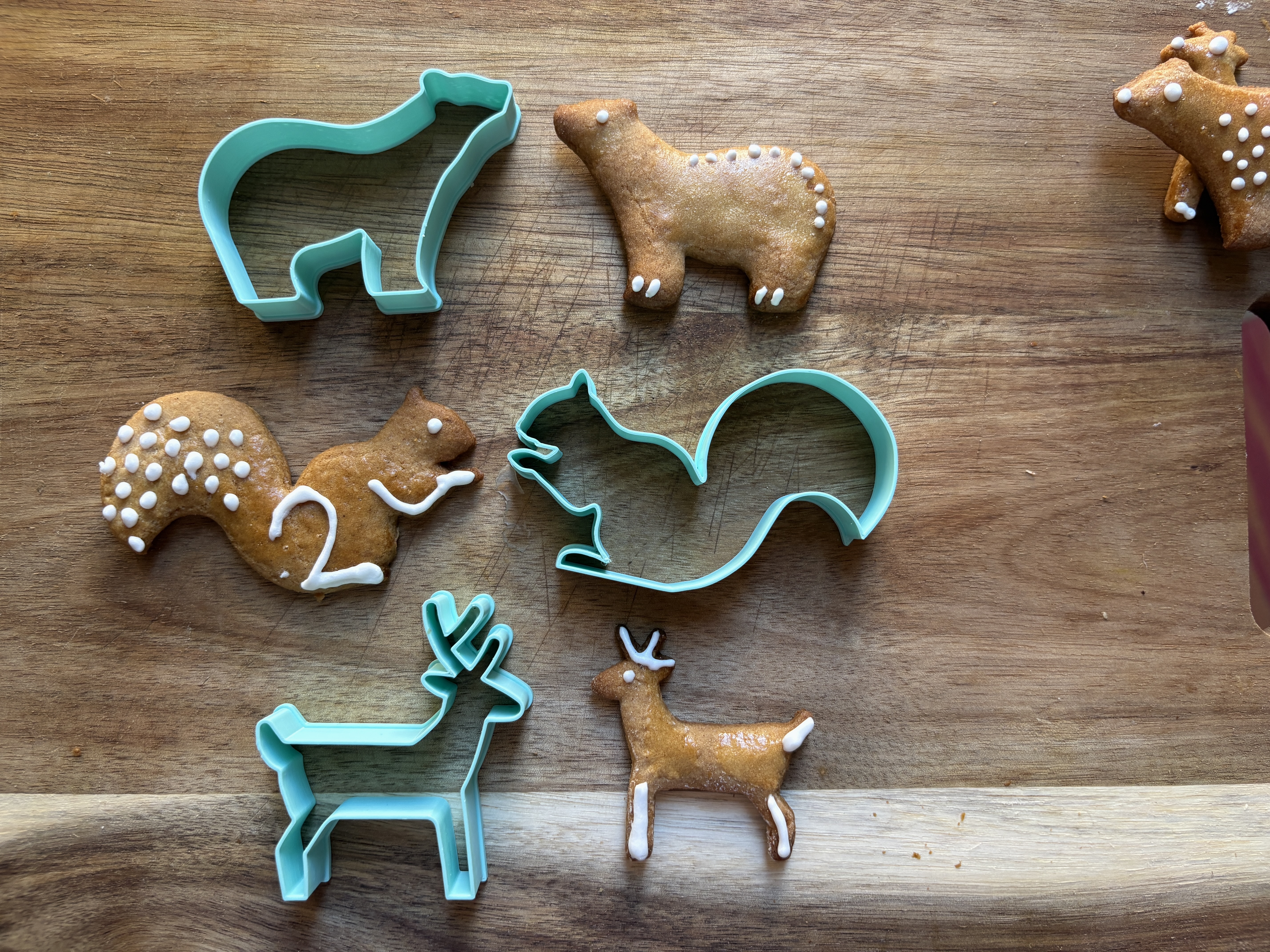 Khuôn Cắt Bánh Giáng Sinh Hình Động Vật