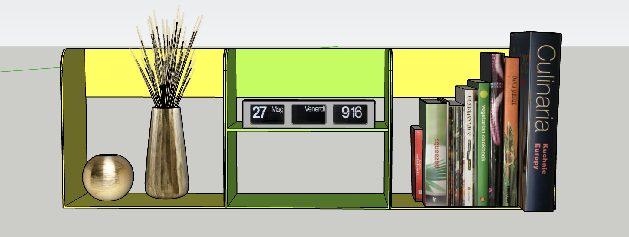 Kệ Sách Nhiều Tầng ORGANIZZATORE GT137