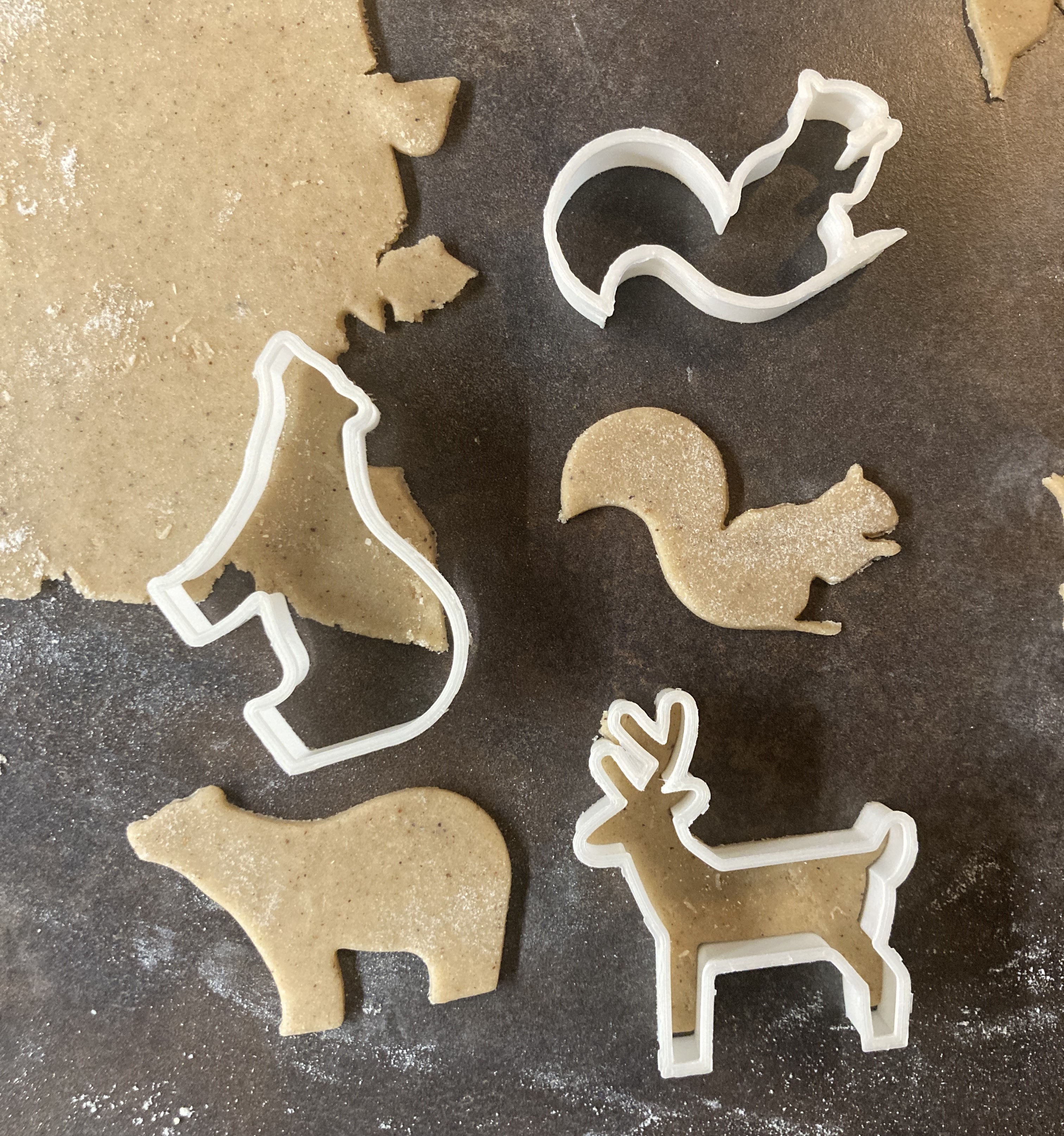 Khuôn Cắt Bánh Giáng Sinh Hình Động Vật