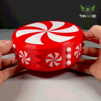 Tô Kẹo Bạc Hà xoay độc đáo