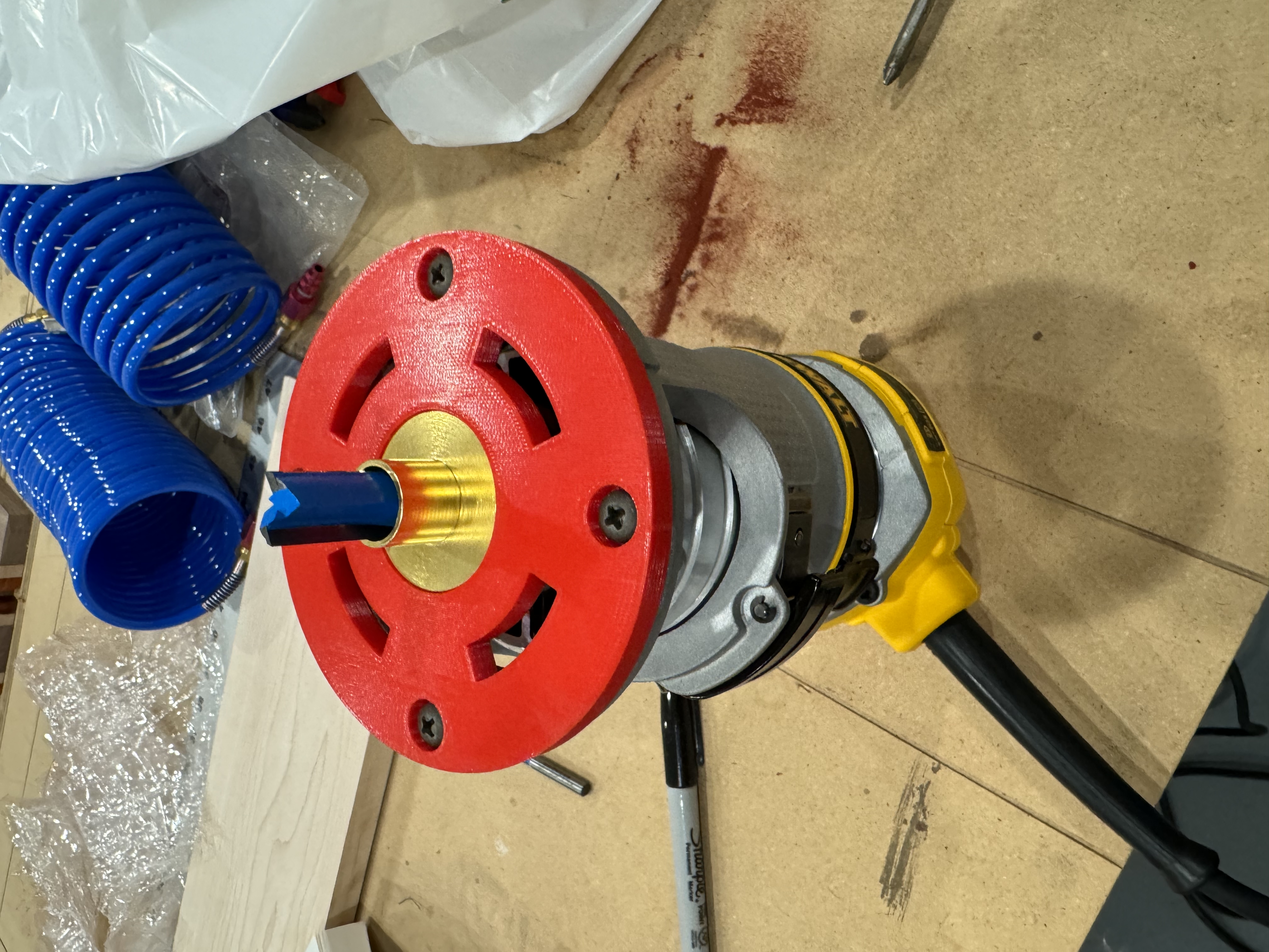 Đế Gắn Cục Đút Router Rockler Cho Dewalt DPW611