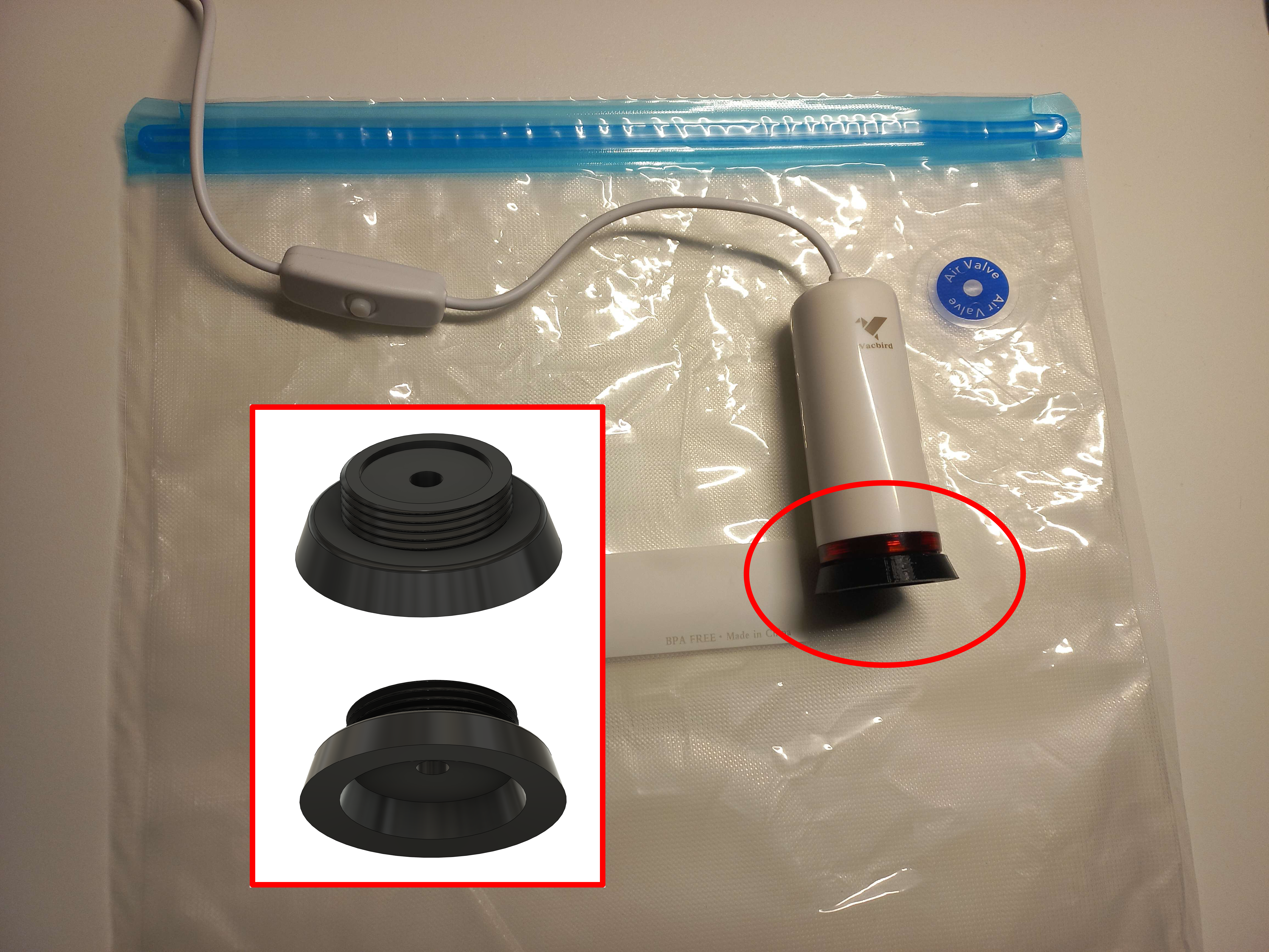 Adapter Hút Chân Không (Tùy biến)